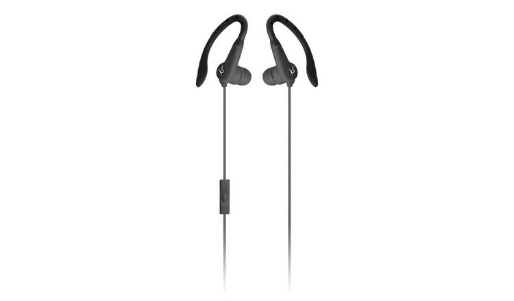 Kitsound Exert Sport In-Ear Headphones - Black