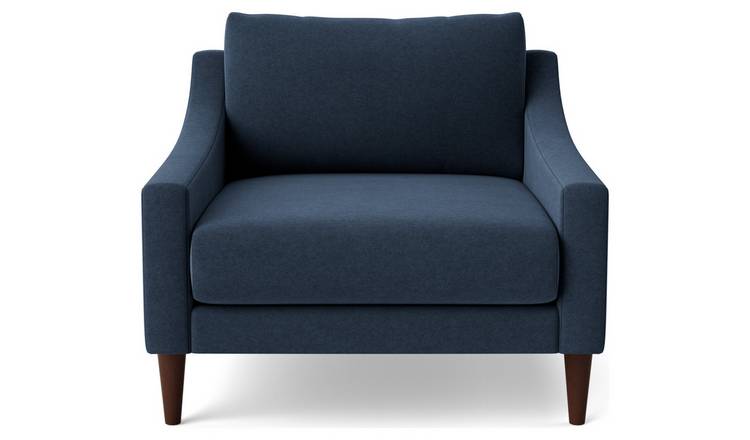 Argos best sale blue armchair