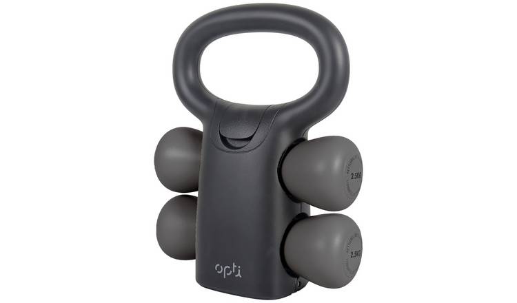 Buy Opti 2 In 1 5kg Kettlebell and Dumbbell Dumbbells Argos