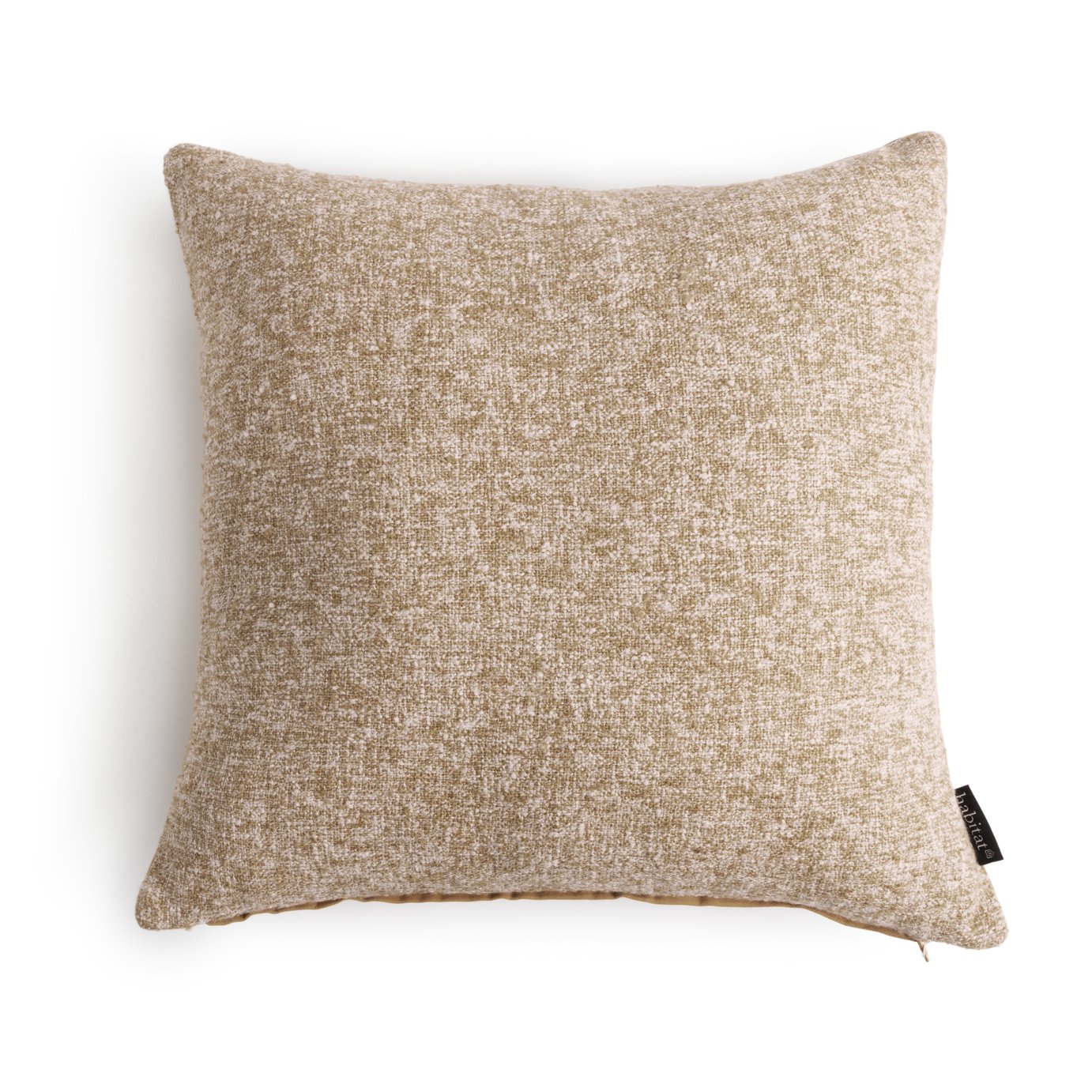 Habitat Boucle Handwoven Cushion - Neutral - 50x50cm