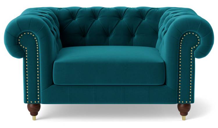 Argos deals teal armchair