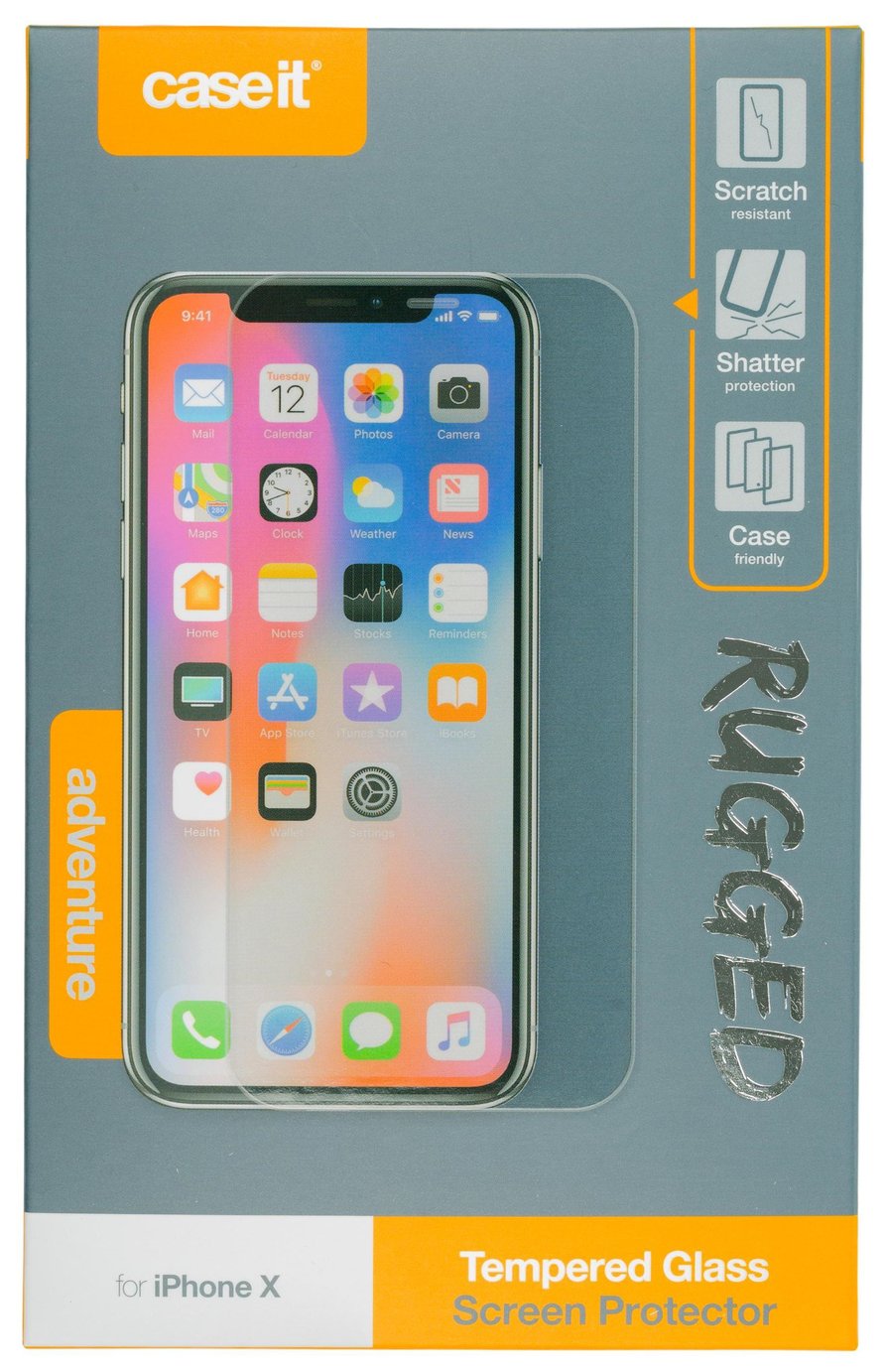 Case It Rugged iPhone 11 Pro /XS/XS Glass Screen Protector