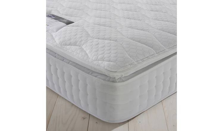 Sealy 1400 pocket sprung hotsell memory pillowtop double mattress