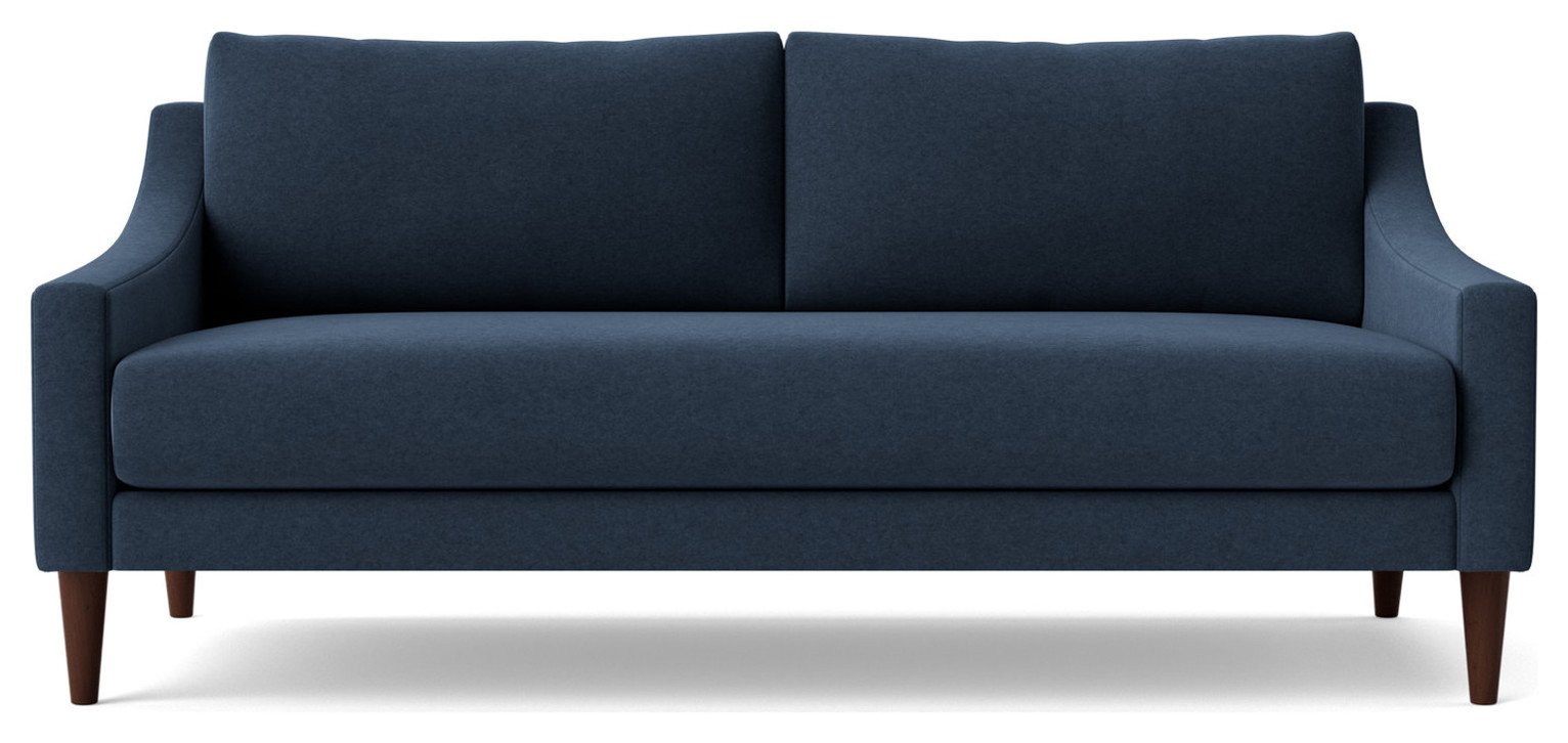 Swoon Turin Fabric 2 Seater Sofa - Indigo Blue