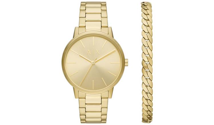 Argos armani shop watch gold