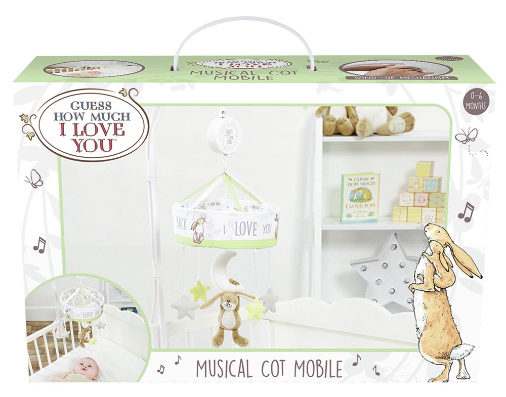 Guess How Much I Love You Musical Cot Mobile