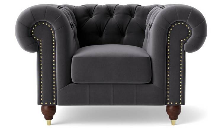 Argos 2024 velvet armchair