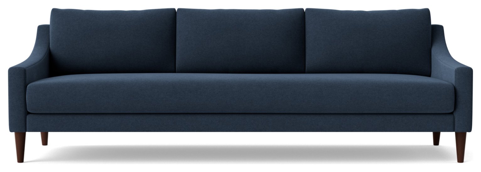 Swoon Turin Fabric 3 Seater Sofa - Indigo Blue