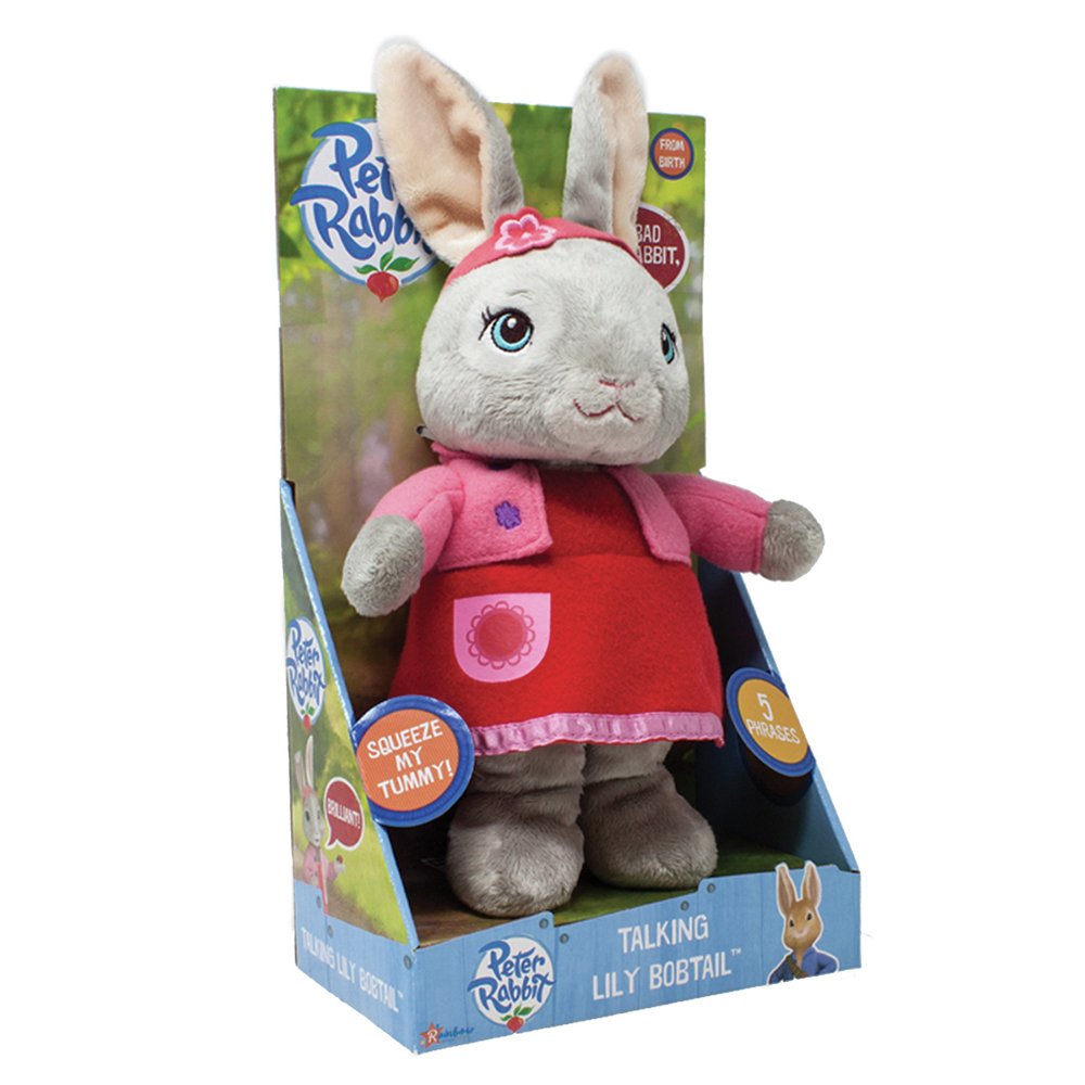 peter rabbit talking plush