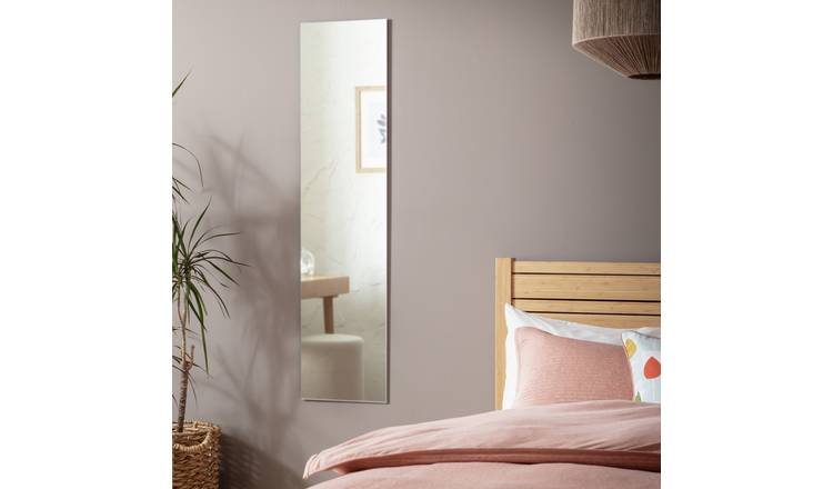 Buy Habitat Frameless Irregular Wall Mirror - 50x120cm | null | Argos