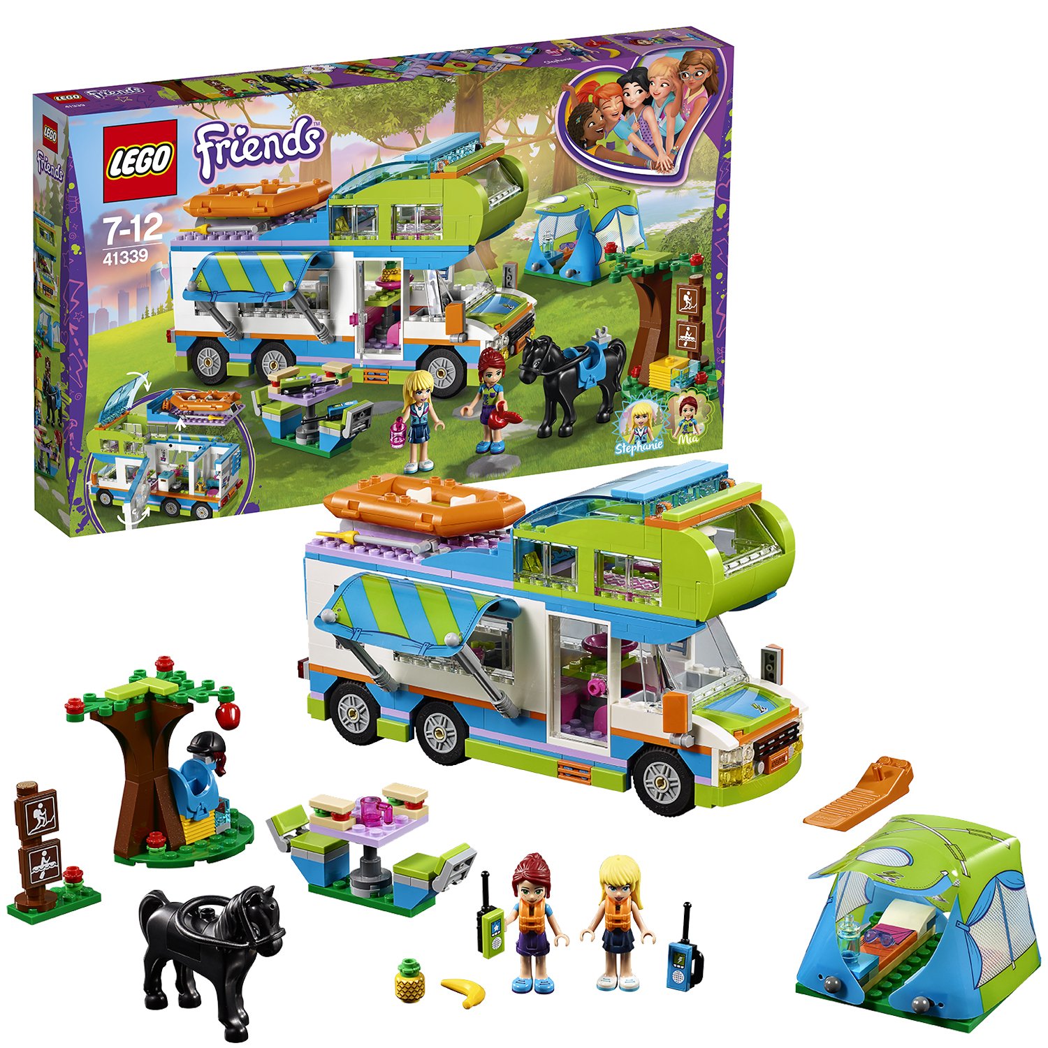 LEGO Friends Heartlake Mia's Camper Van Toy - 41339