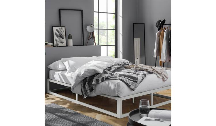 Plain metal store bed frame