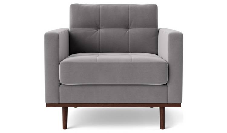 Argos grey online armchair