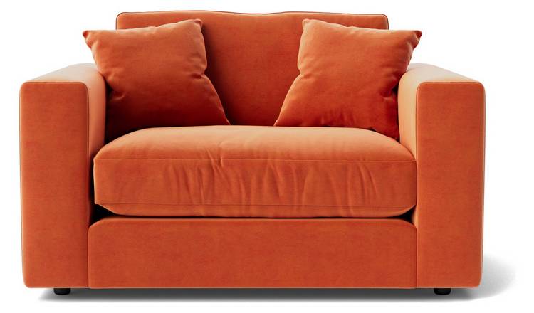 Orange cuddle chair new arrivals