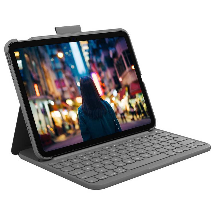 Logitech Slim Folio Keyboard Case for iPad (10th gen & A16) 0