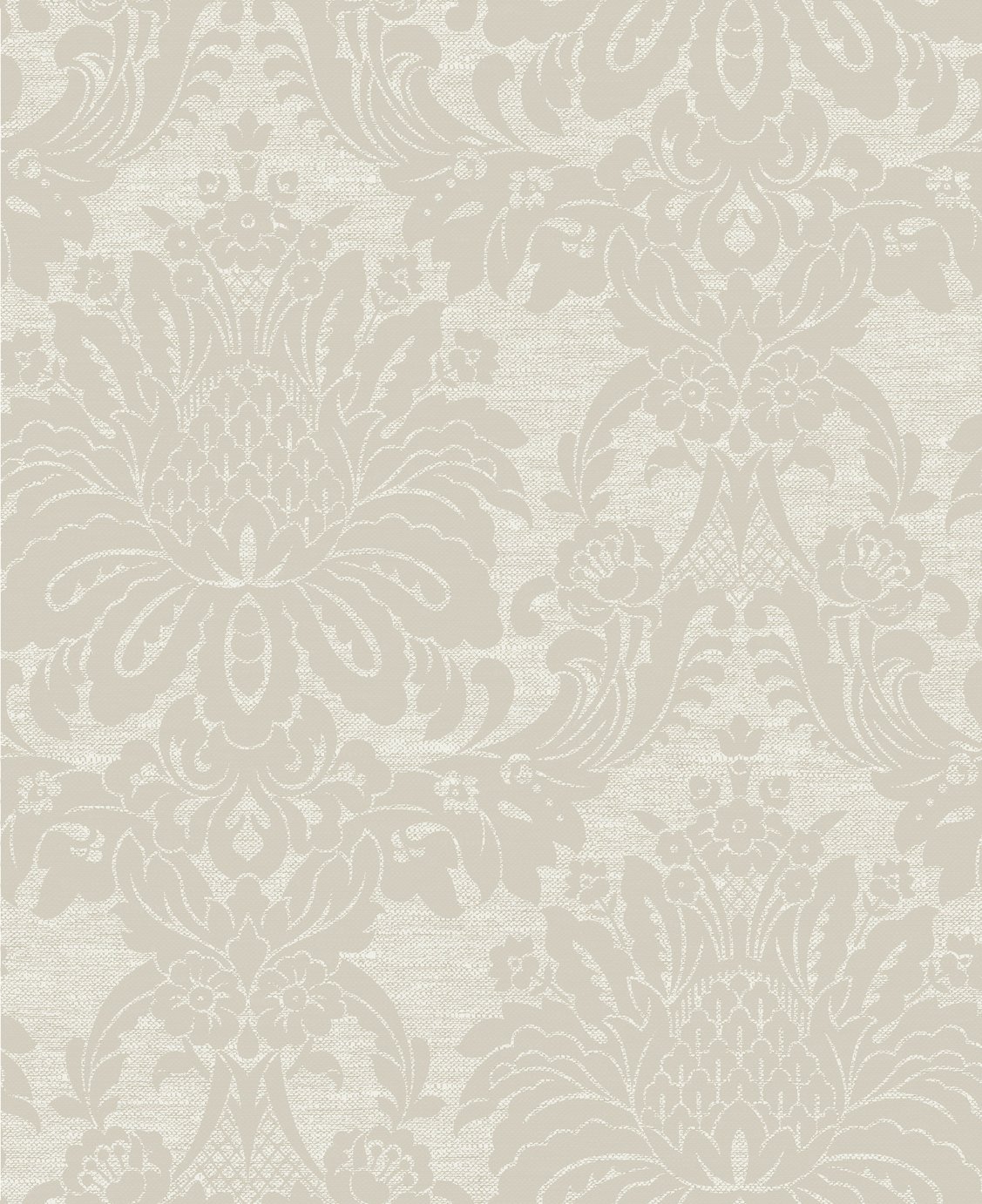 Boutique Vogue Damask Taupe Wallpaper