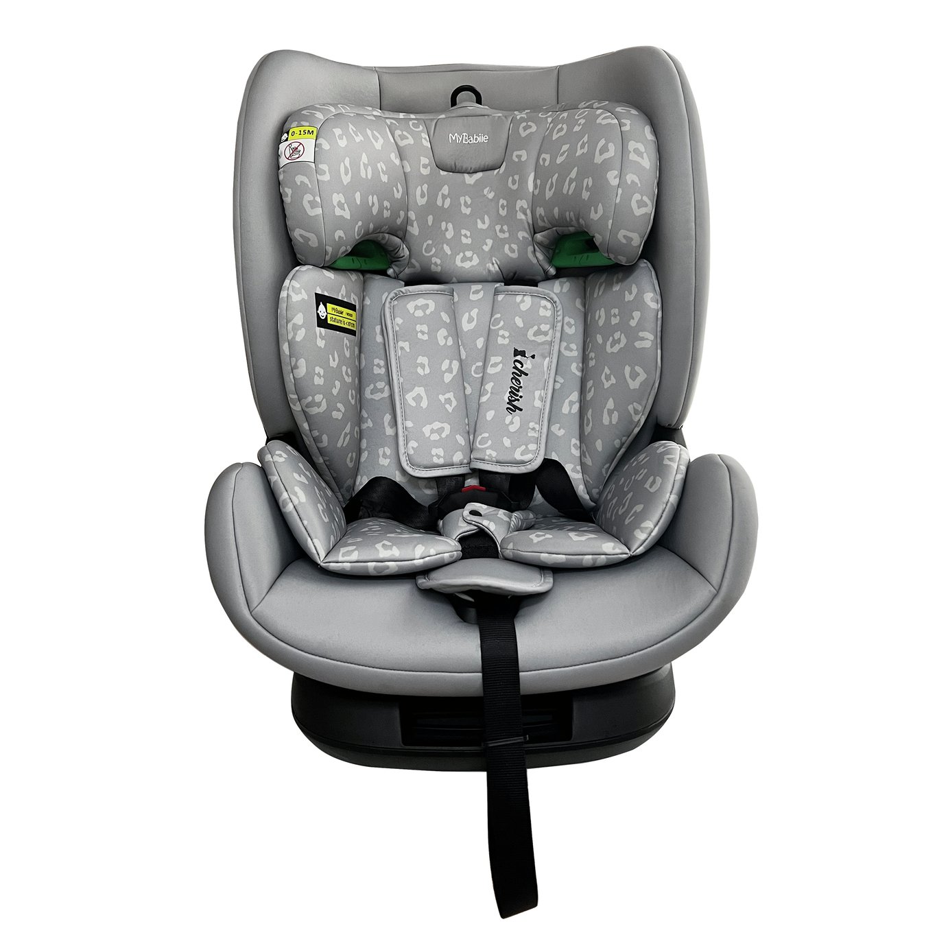 My Babiie Grey Leopard Car Seat