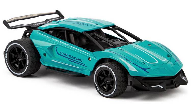 Buy CMJ 1:20 Alloy RC Car - Turquoise | Toy cars and trucks | Argos