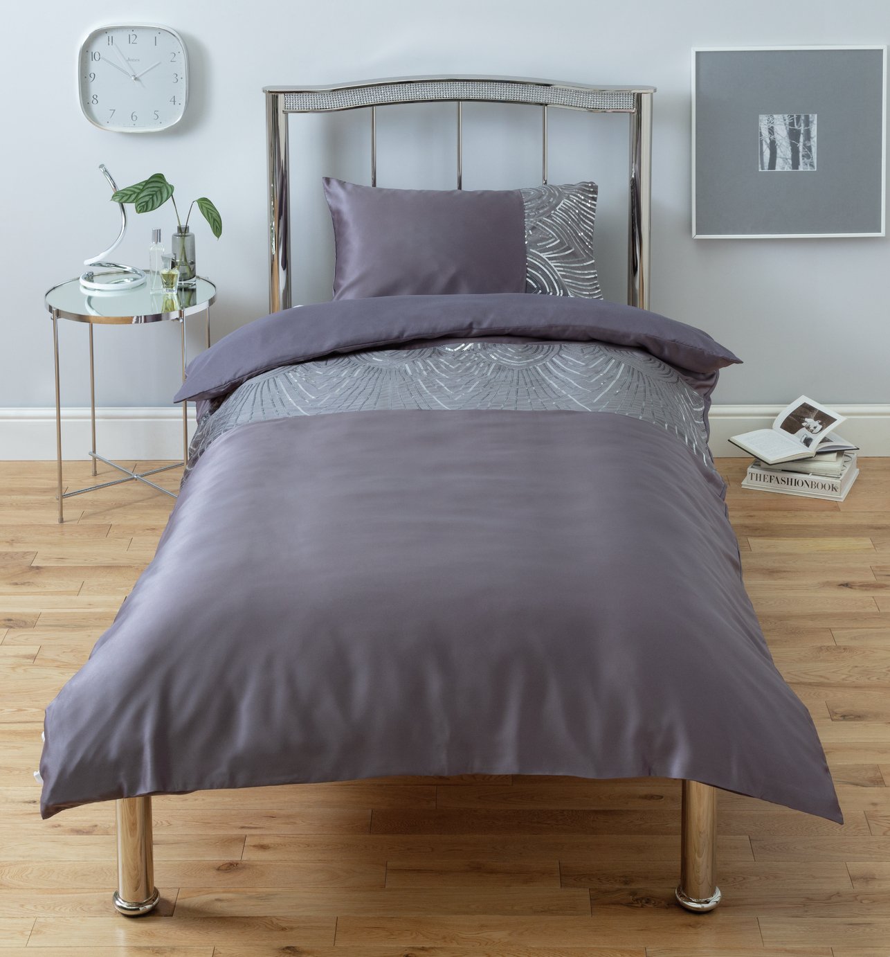 Argos Home Slate Sequin Bedding Set Review