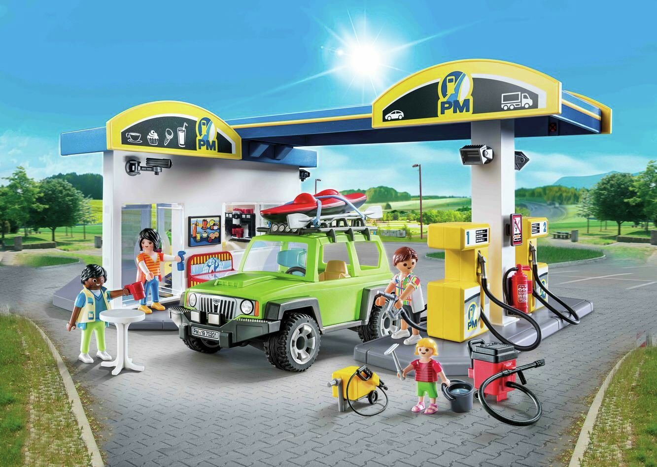 The Playmobil 70201 City Life Fuel Station Review