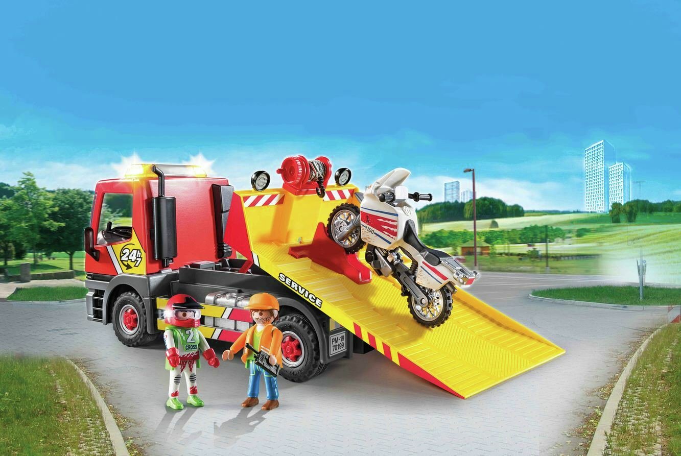 playmobil recovery truck