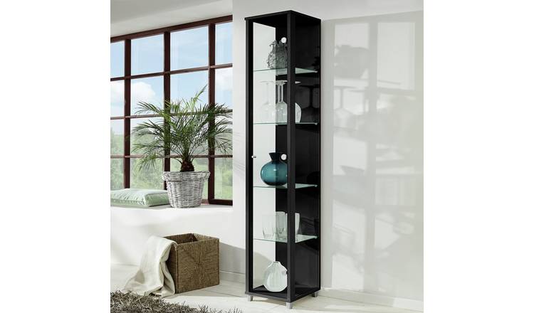 Black display outlet cabinet argos