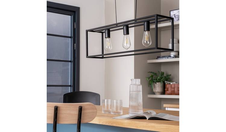 Matt black 2024 kitchen lights