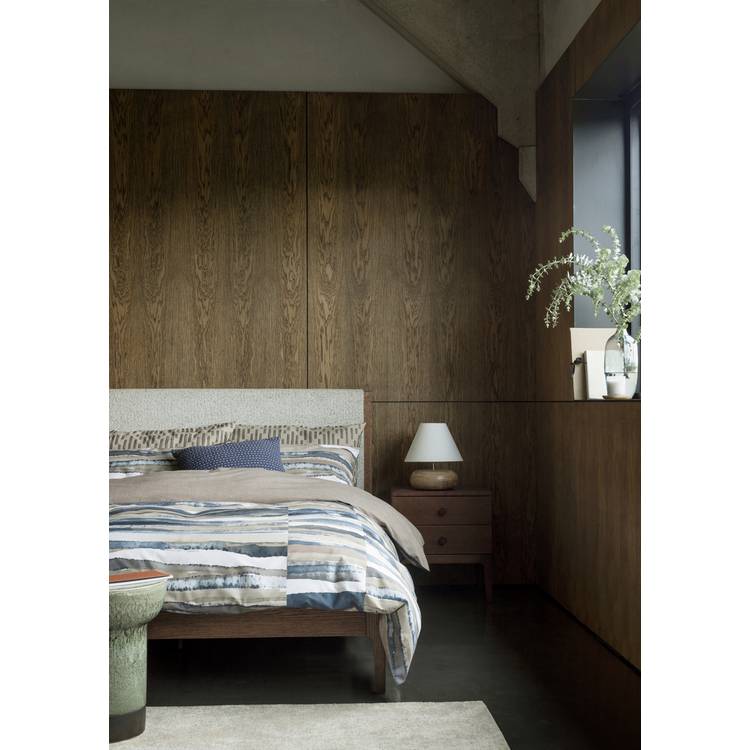 Habitat Loxley 2 Drawer Bedside Table - Walnut 0