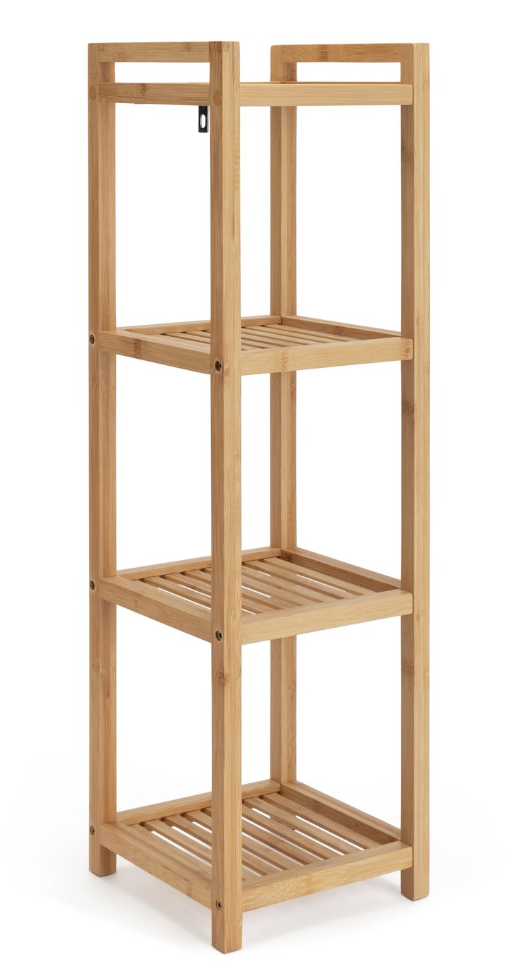 Habitat 4 Shelf Bamboo Storage Caddy - Bamboo