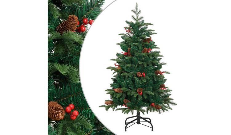 Walplus 333 Branch Tips Hinged Artificial Christmas Tree - Green - 150 cm