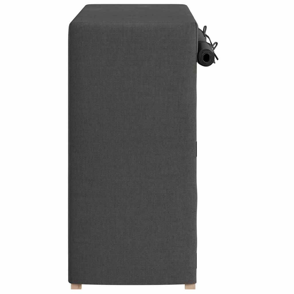 Walplus Solid Wood Shoe Cabinet - Grey - 79 x 40 x 80 cm - Image 5