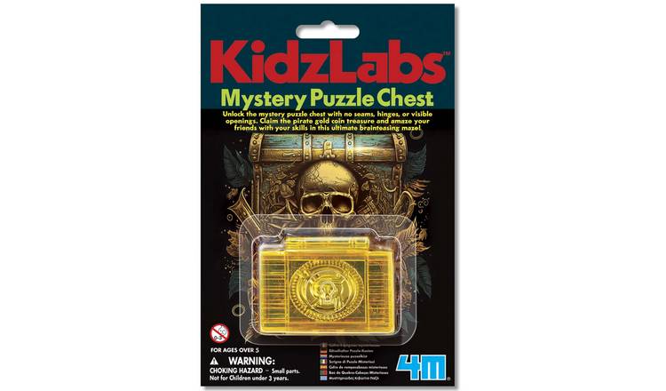 4M Kidzlabs Mystery Puzzle Chest - 5 Years +
