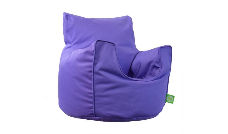 Bean Lazy Cotton Twill Child and Teen Size Bean Bag Armchair Purple Lilac