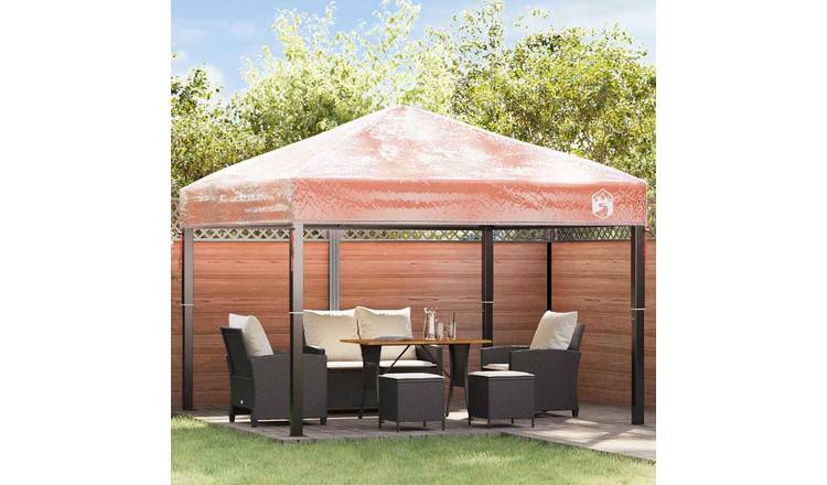 Walplus 300 x 300 x 26 cm PVC Replacement Gazebo Cover - Transparent