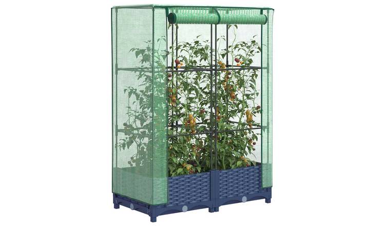 Walplus Iron Raised Garden Bed - 80 x 40 x 123 cm