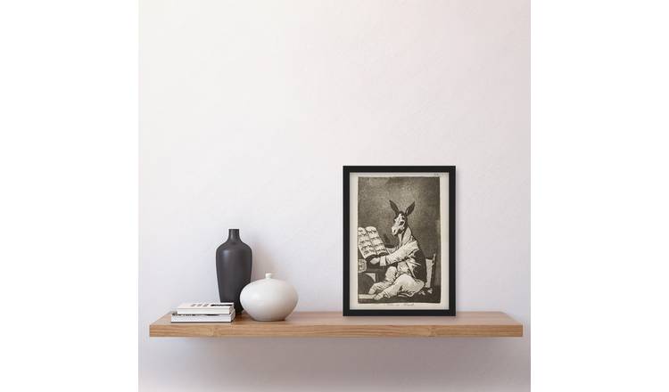 Francisco Goya And So Was His Grandfather Noble Donkey Framed Art Print - A4