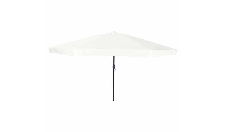 Walplus Polyester Garden Parasol - Sand - 394 x 394 x 248 cm
