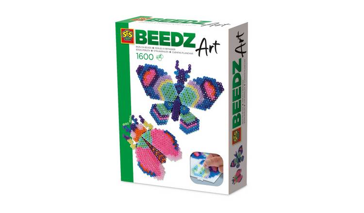 SES Creative Beedz Art Butterfly And Beetle Kids Craft Set