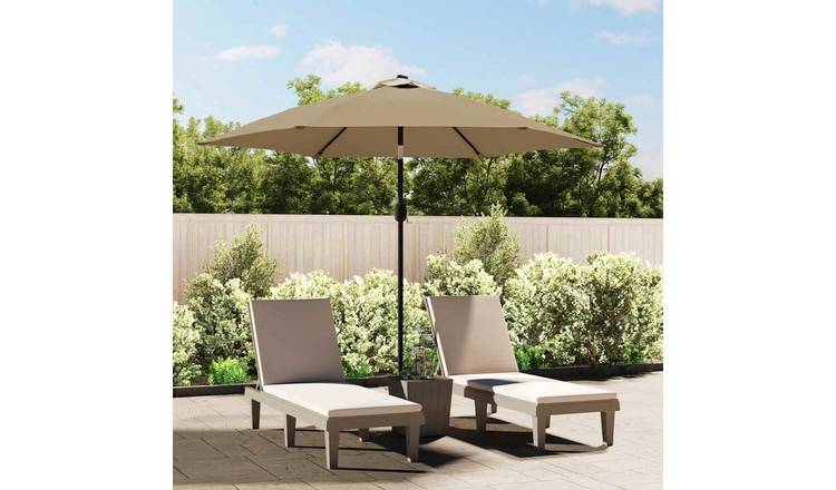 Walplus Replacement for Outdoor Parasol - Taupe - 300 cm