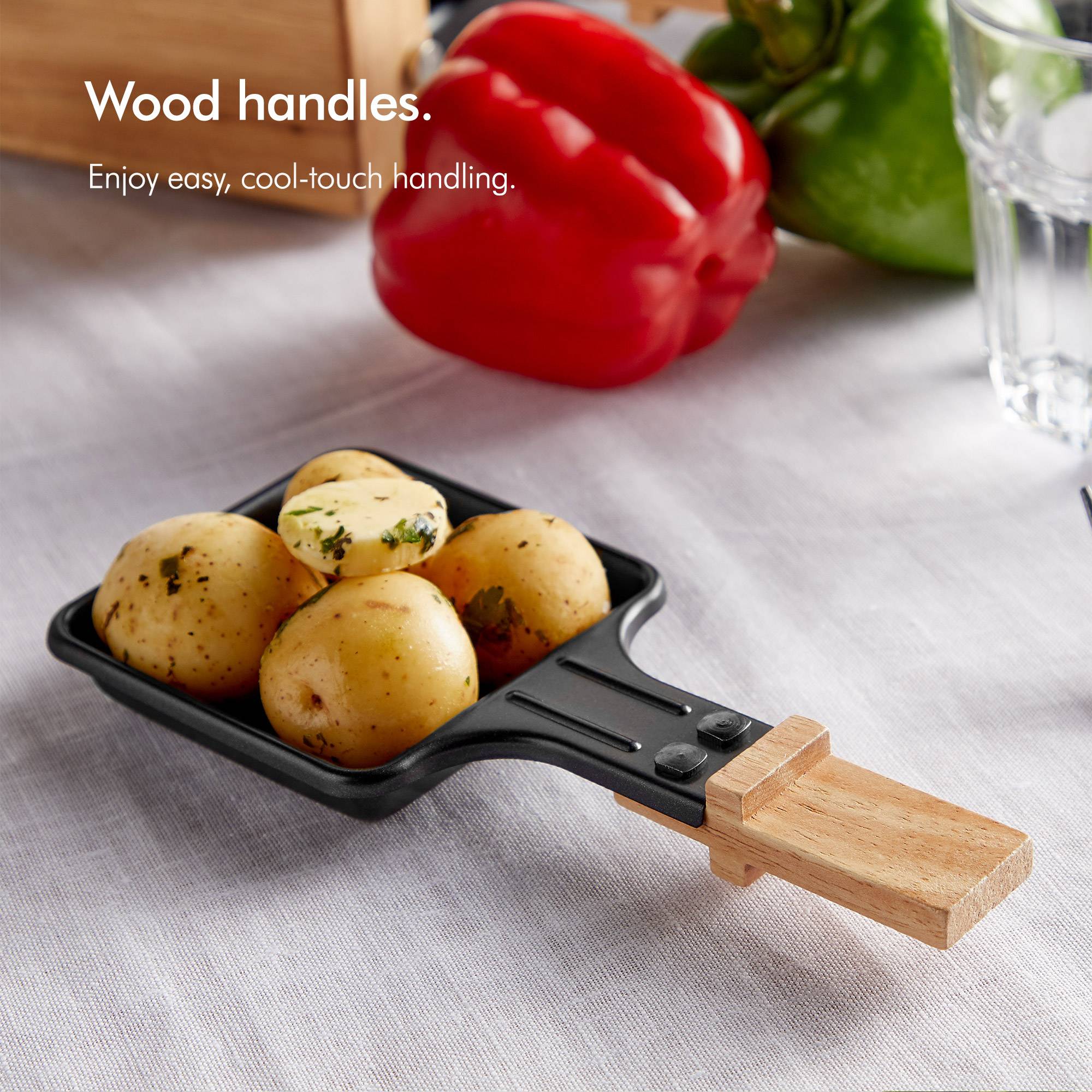 VonShef 1200W 8 Person Non-Stick Raclette Grill - Electric - Image 4