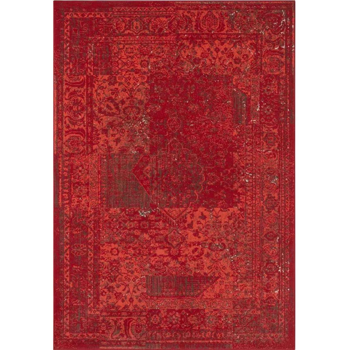 Buy Hanse Home Red Velour Plume Vintage Rug - 80 x 150cm | Rugs