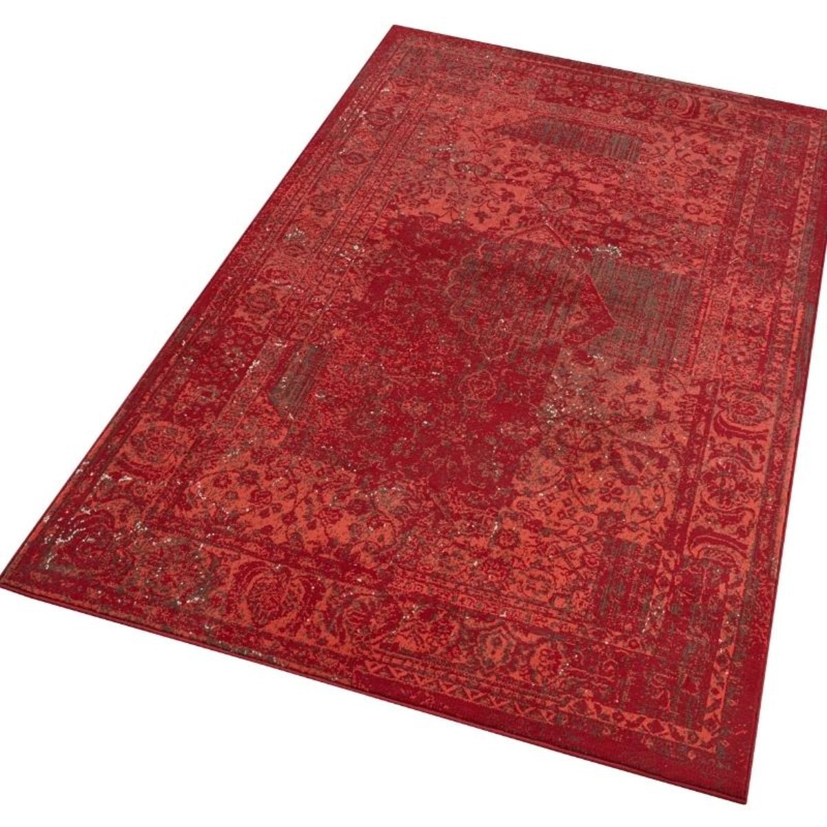 Buy Hanse Home Red Velour Plume Vintage Rug - 80 x 150cm | Rugs