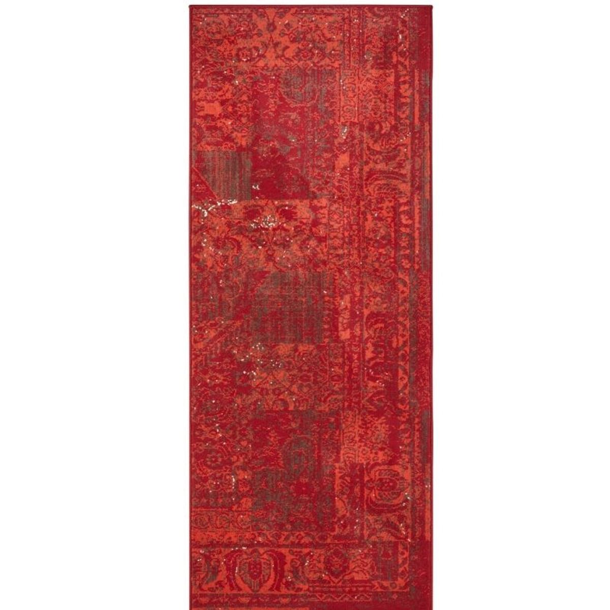 Buy Hanse Home Red Velour Plume Vintage Rug - 80 x 150cm | Rugs