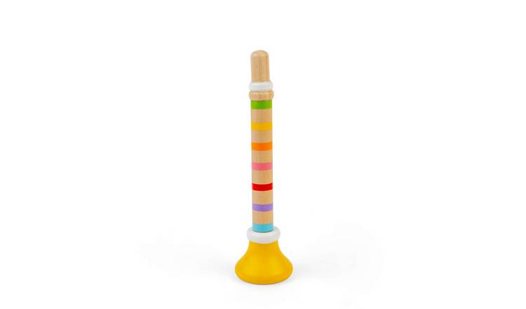 Bigjigs Toys  Trumpet - Yellow - 18 Months +