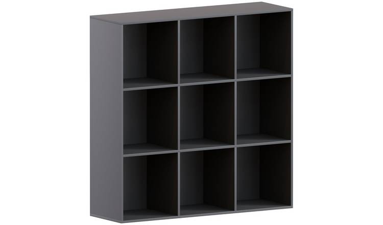 Vida Designs Durham 3x3 Cube Storage Unit - Black