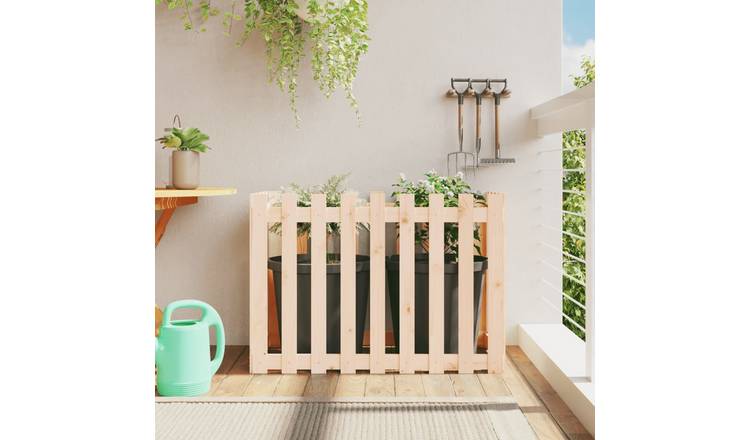 Walplus Wood Raised Garden Bed - 100 x 50 x 70 cm