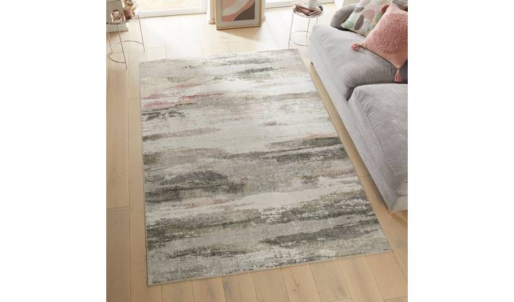 Mega Flooring Beige Modern Abstract Rug - 120 x 180cm