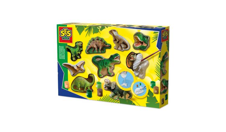 SES Creative Dinosaur World Casting and Painting Craft Set - Age 5+