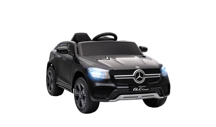 AIYAPLAY Mercedes Benz GLC Coupe 12V 3 to 6 Years Ride on Car – Black