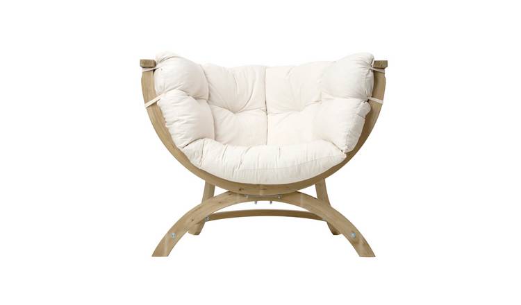 Amazonas Globo Siena Uno 1 Seater Wooden Hanging Chair - Natural